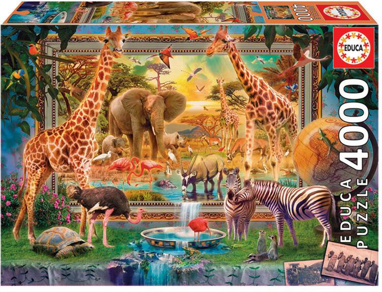 Puzzle 4000 Regressando da Savana - EDUCA