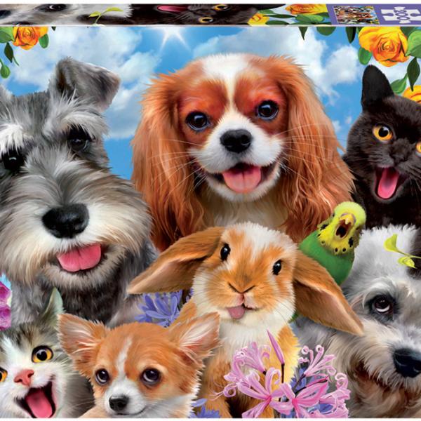 Puzzle Junior 200 Selfie de Mascotes - EDUCA
