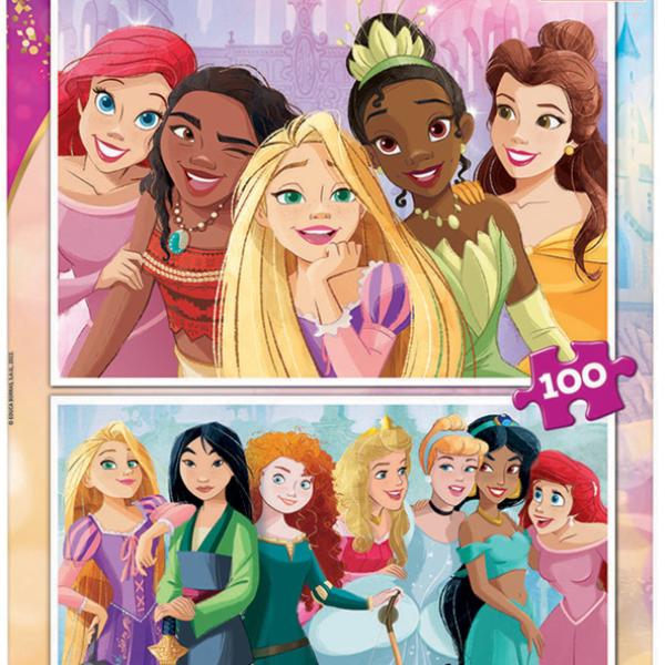 2x Puzzle 100 Disney Princess - EDUCA