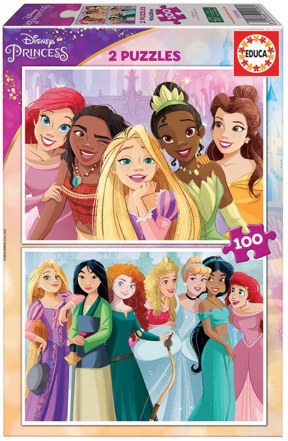 2x Puzzle 100 Disney Princess - EDUCA