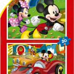 2x Puzzle 20 Mickey Mouse Fun House - EDUCA