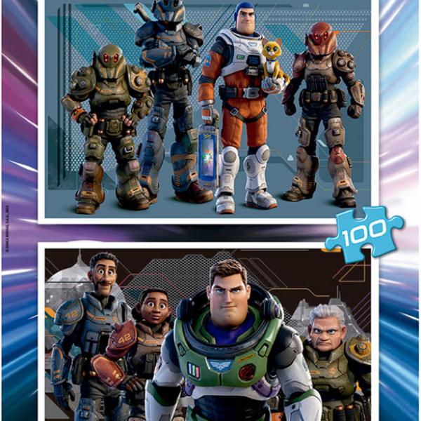 2x Puzzle 100 Lightyear - EDUCA