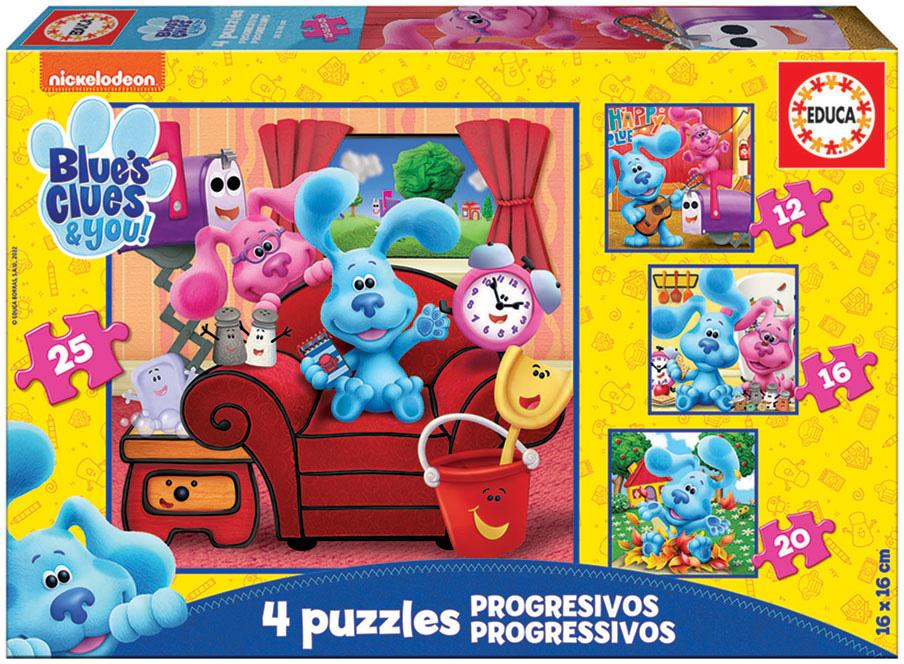4x Puzzle Progressivo Blue´s Clues - EDUCA