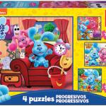 4x Puzzle Progressivo Blue´s Clues - EDUCA
