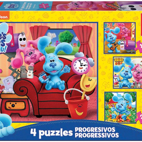 4x Puzzle Progressivo Blue´s Clues - EDUCA
