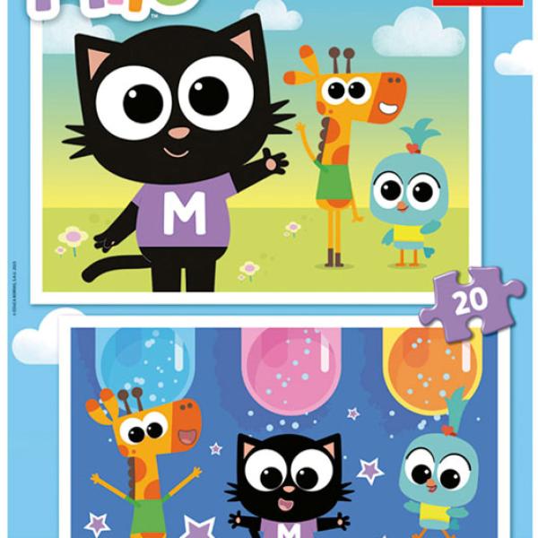 Puzzle Junior 2X20 Milo - EDUCA