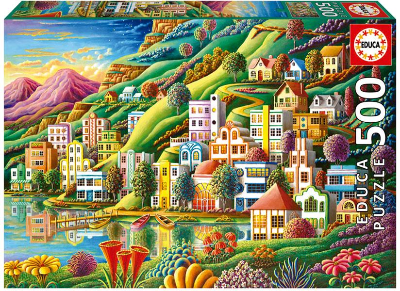 Puzzle 500 Porto Encondido - EDUCA
