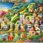 Puzzle 500 Porto Encondido - EDUCA