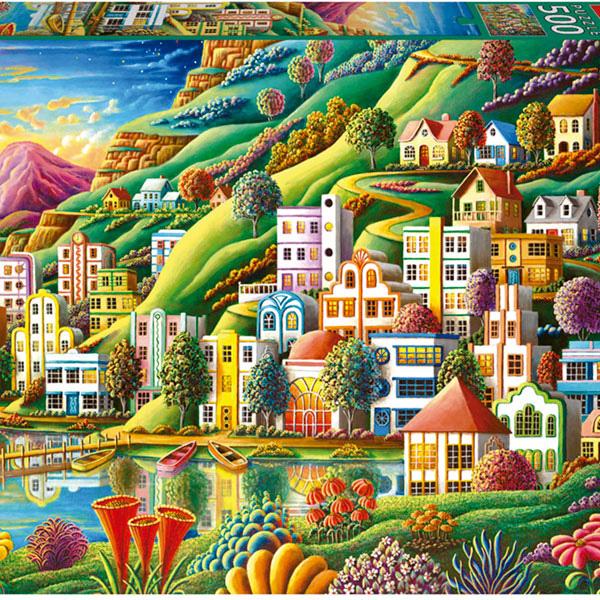 Puzzle 500 Porto Encondido - EDUCA