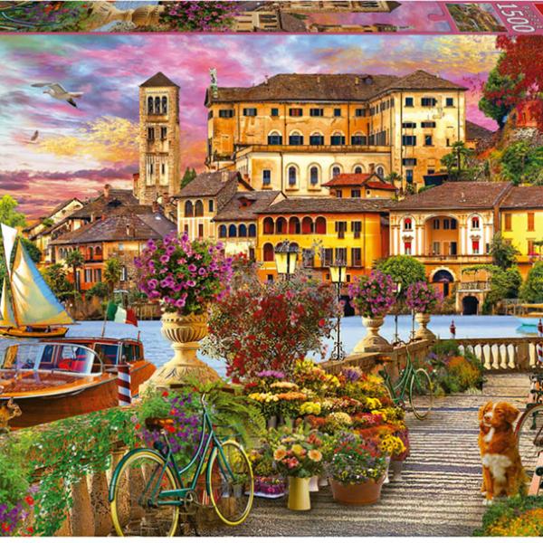 Puzzle 1500 Passeio Italiano - EDUCA