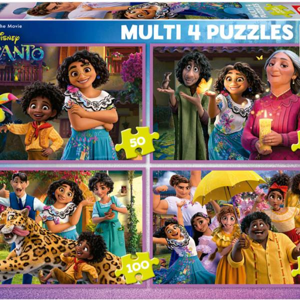 4x Puzzles Progressivos Disney Encanto - EDUCA