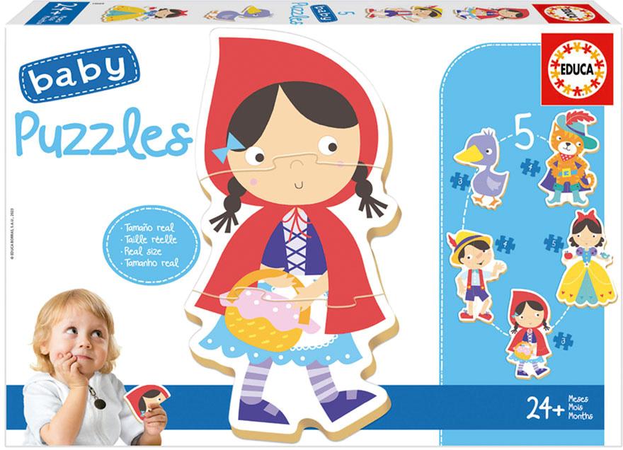 5 Baby Puzzles Era uma Vez - EDUCA