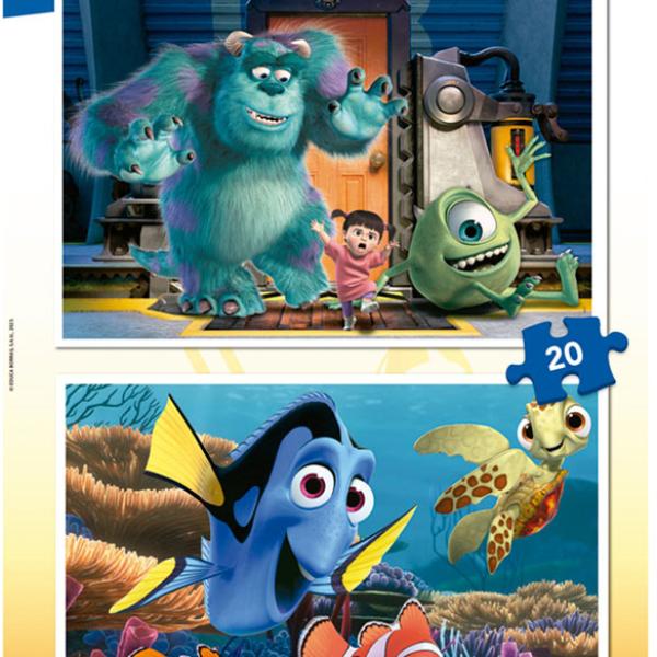 2x Puzzle 20 Disney Pixar - EDUCA
