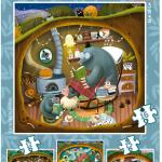 4x Puzzle Progressivo Contos da Floresta 12 - 25 - EDUCA