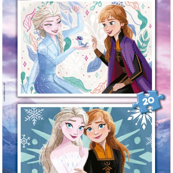 2x Puzzle 20 Frozen - EDUCA