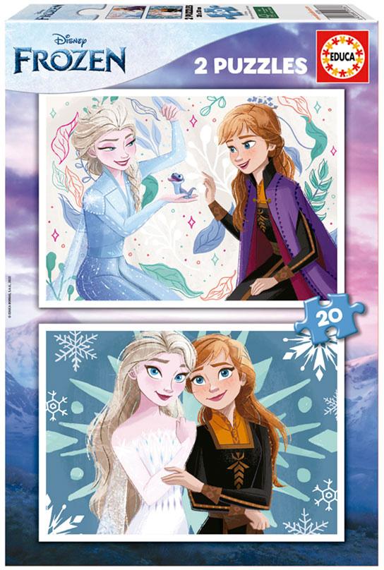 2x Puzzle 20 Frozen - EDUCA