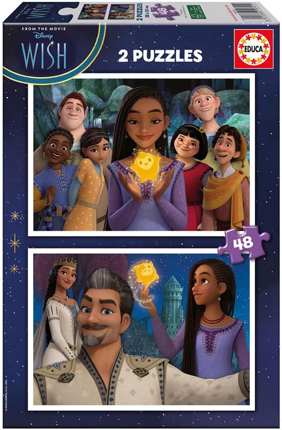 2x Puzzle 48 Disney Wish - EDUCA