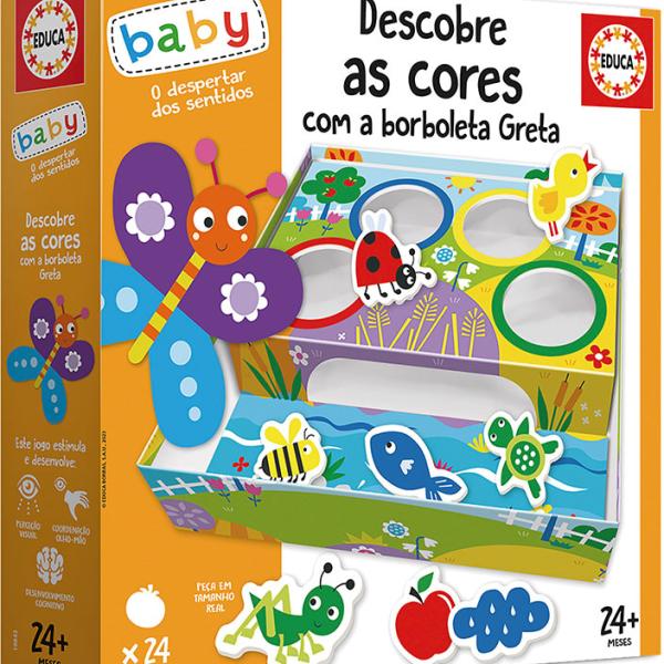 EdBaby Descobre as Cores Borboleta Greta - EDUCA