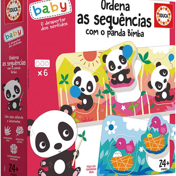 EdBaby Ordena as Sequências Panda Bimba - EDUCA