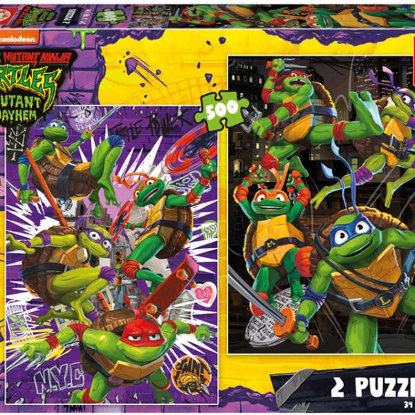 Puzzle 2X500 Ninja Turtles - EDUCA