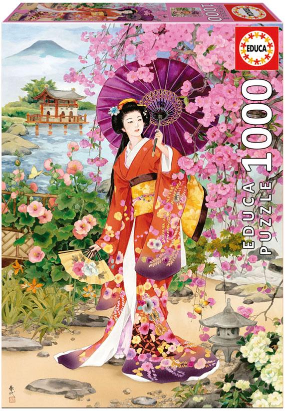Puzzle 1000 Teien, Haruyo Morita - EDUCA
