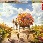 Puzzle 1000 Carro De Flores - EDUCA