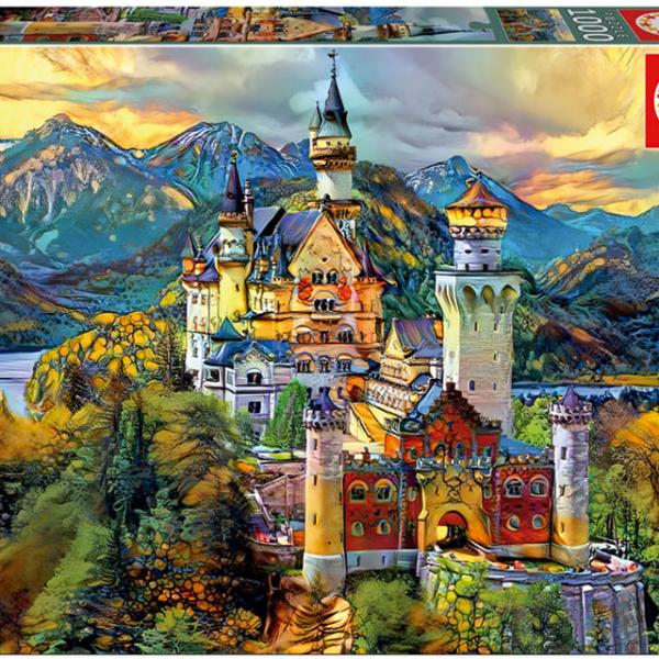 Puzzle 1000 Castelo de Neuschwanstein - EDUCA