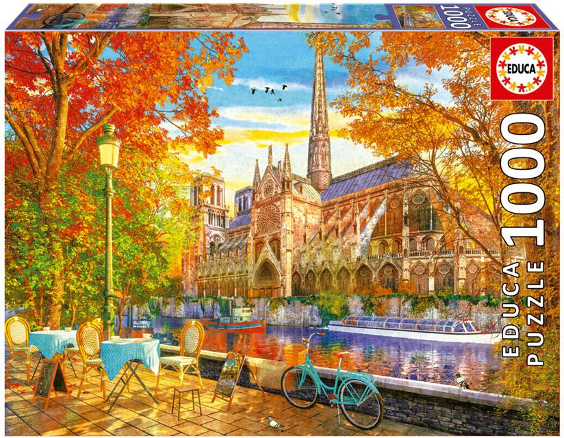 Puzzle 1000 Outono Em Notre Dame - EDUCA