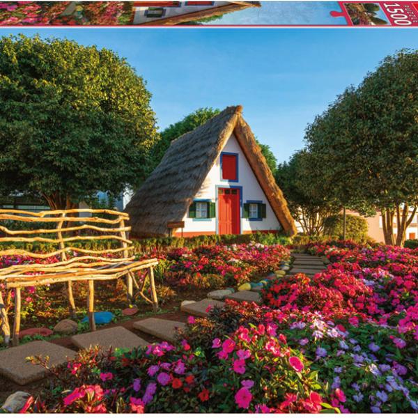 Puzzle 1500 Santana, Madeira - EDUCA