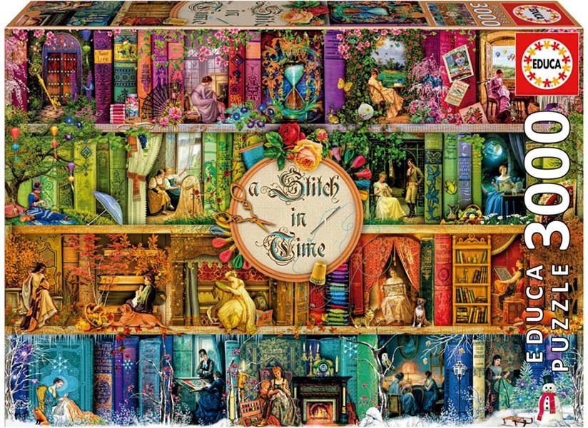 Puzzle 3000 A Stitch In Time - EDUCA