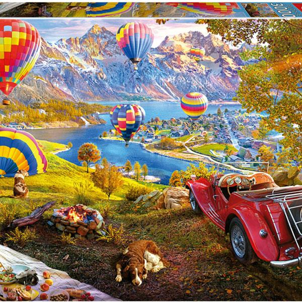 Puzzle 3000 O Vale dos Balões - EDUCA
