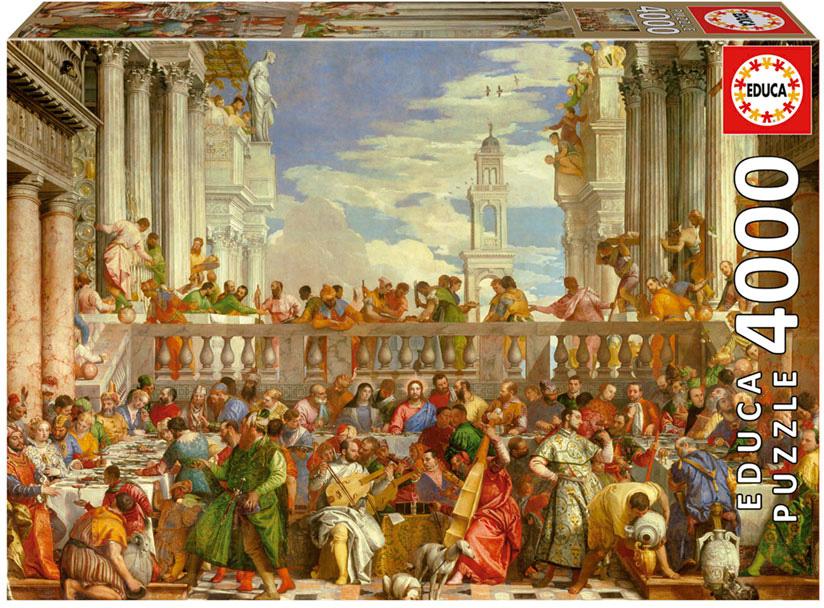 Puzzle 4000 As Bodas De Caná, Paolo Veronese - EDUCA