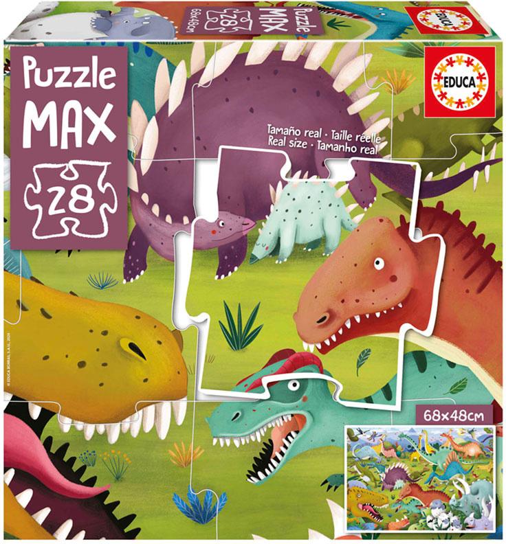 EdPuzzle Max 28 Dinossauros - EDUCA