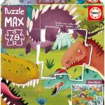 EdPuzzle Max 28 Dinossauros - EDUCA