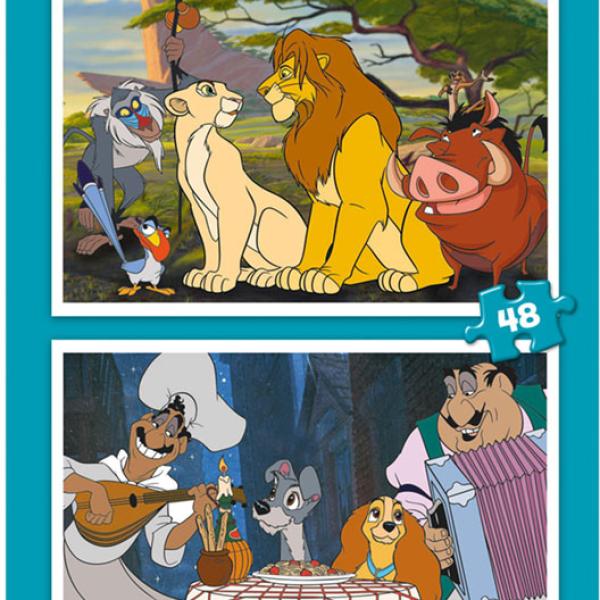 2x Puzzle 48 Disney Animals - EDUCA