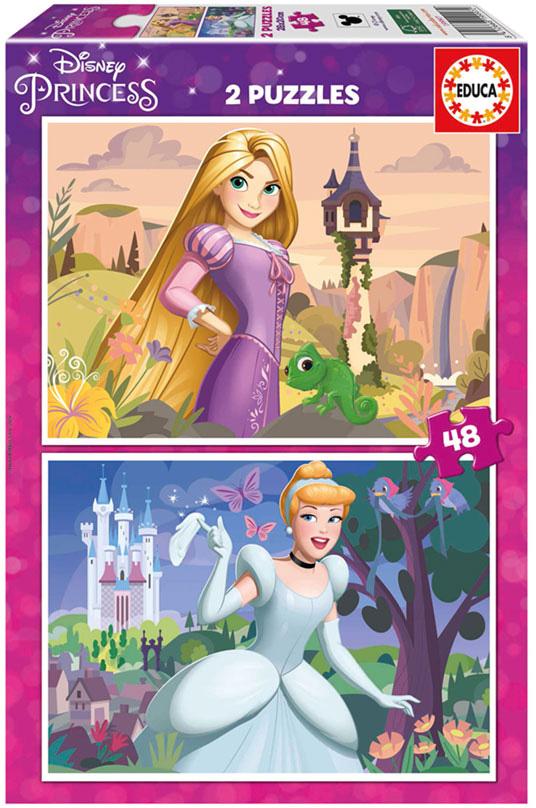 2x Puzzle 48 Disney Princesas - EDUCA