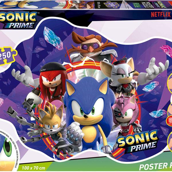 EdPoster Puzzle 250 Sonic Prime - EDUCA