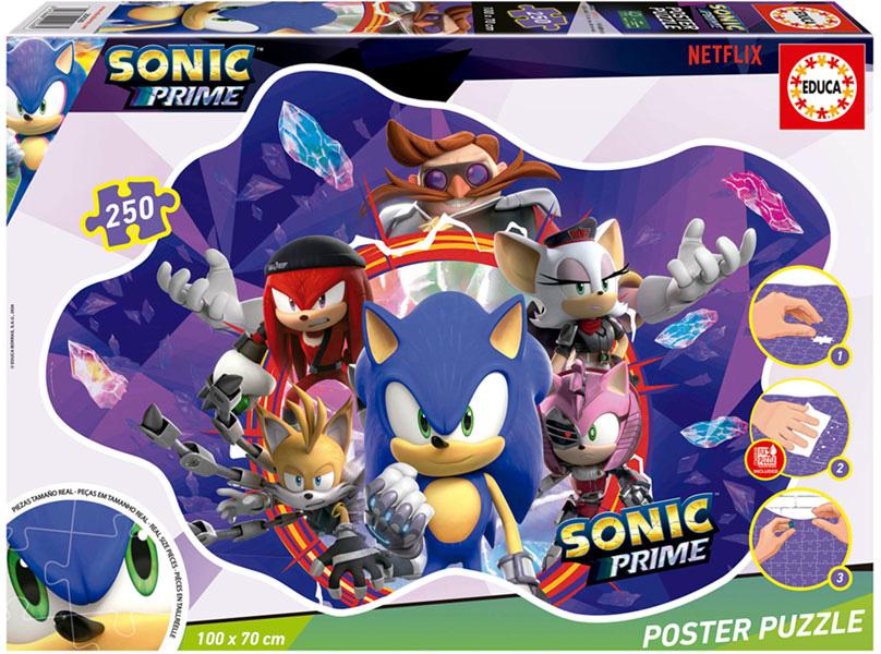 EdPoster Puzzle 250 Sonic Prime - EDUCA