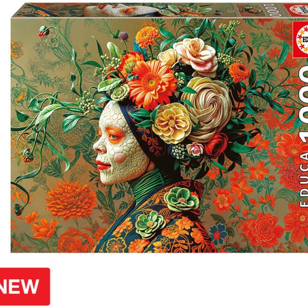 Puzzle 1000 Progress Rainha Lagarto - EDUCA