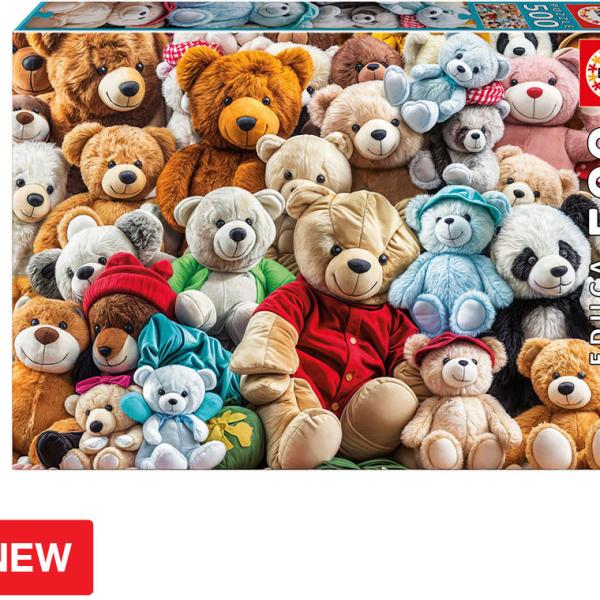 Puzzle 500 Ursos de Peluche - EDUCA