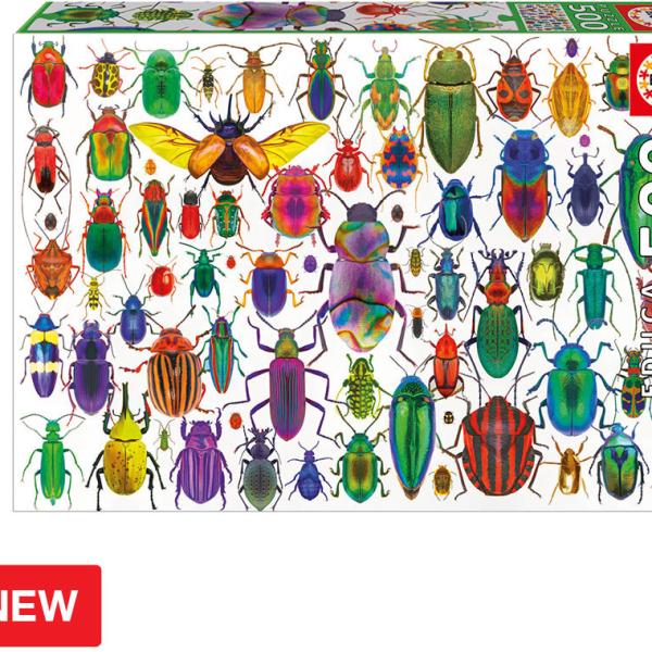 Puzzle 500 Besouros - EDUCA