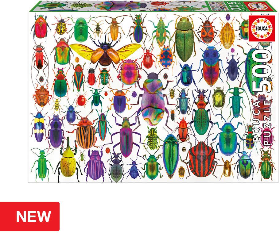 Puzzle 500 Besouros - EDUCA