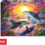 Puzzle 4000 Orcas e Lobos - EDUCA