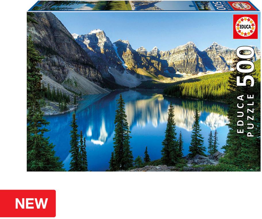 Puzzle 500 Lago em Aberta - EDUCA