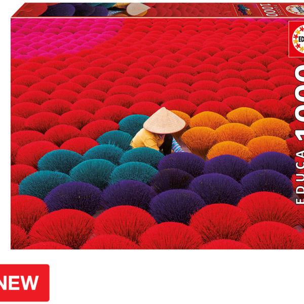 Puzzle 1000 Aldeia Incenso Vietnam - EDUCA