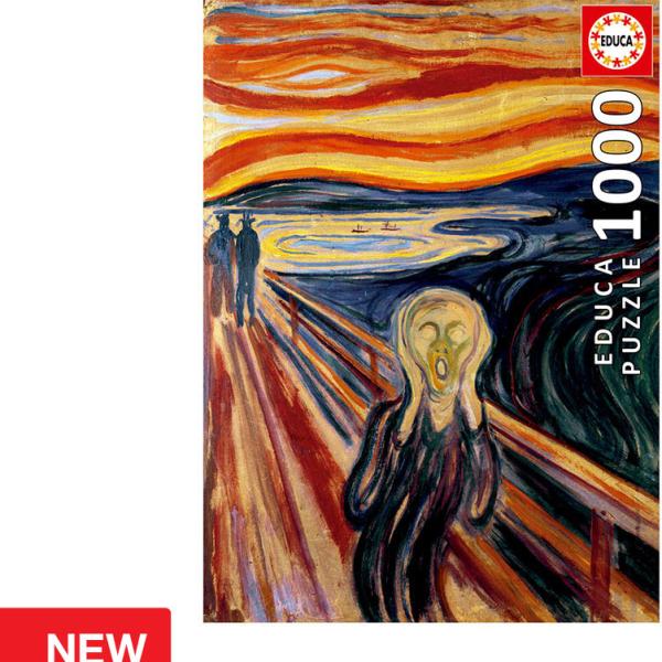 Puzzle 1000 O Grito, Edvard Munch - EDUCA