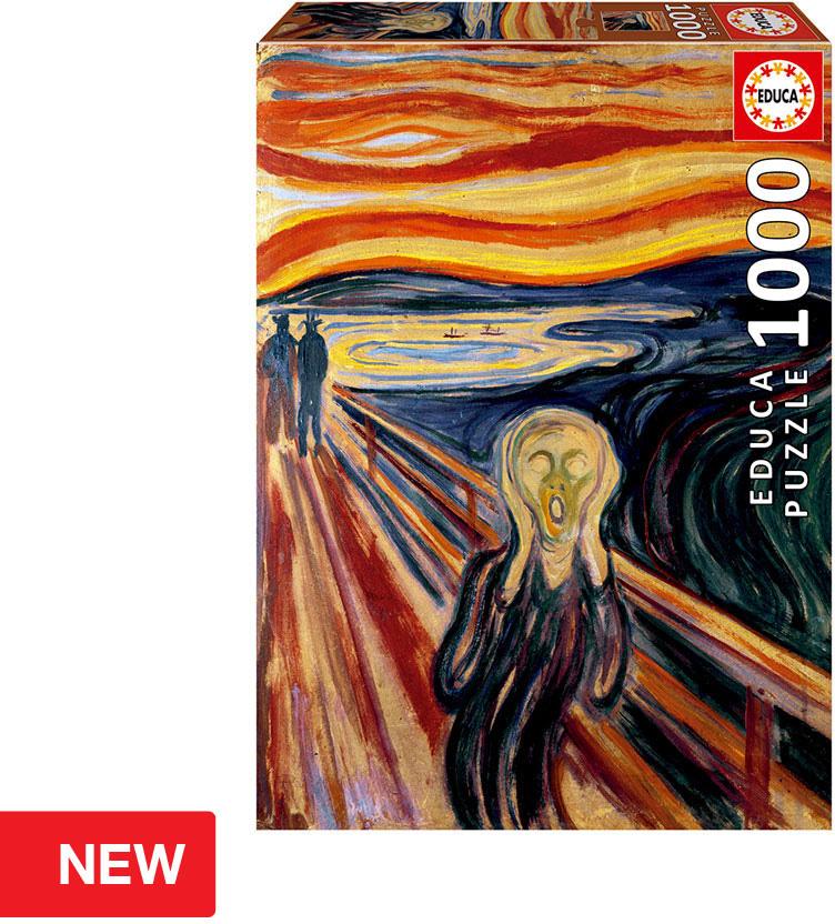 Puzzle 1000 O Grito, Edvard Munch - EDUCA