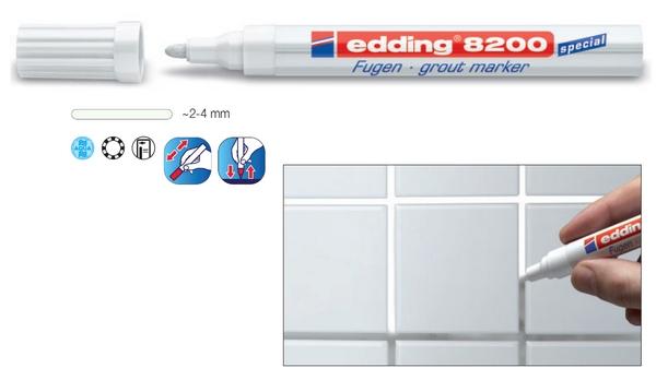 Marcador p/ Reparação de Juntas (2~4mm) - Edding 8200