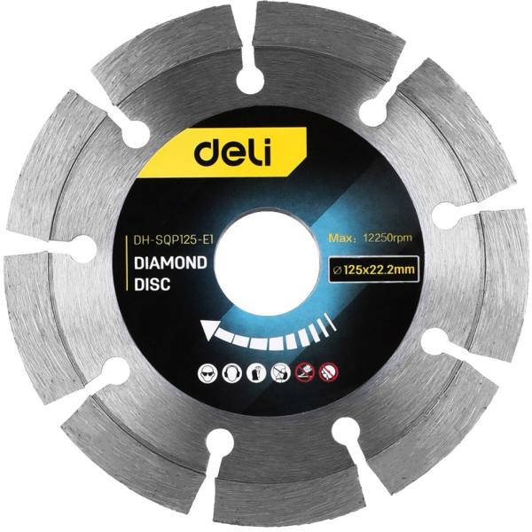 Lâmina de Serra EDH - SQP125 - E1 (125 x 22,2 mm) - DELI