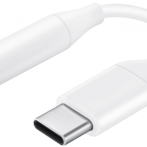 Adaptador USB - C Macho - Jack 3.5mm Fêmea (Branco) - SAMSUNG